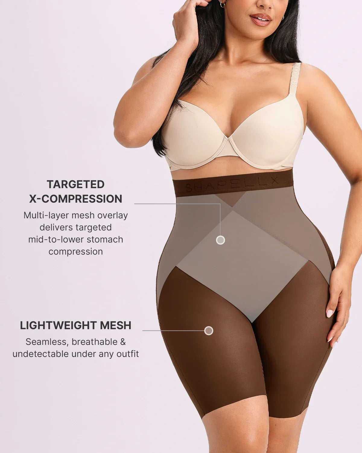 BOOT-YEAH™ MeshSmooth™ X-Compression High-Waisted Short
