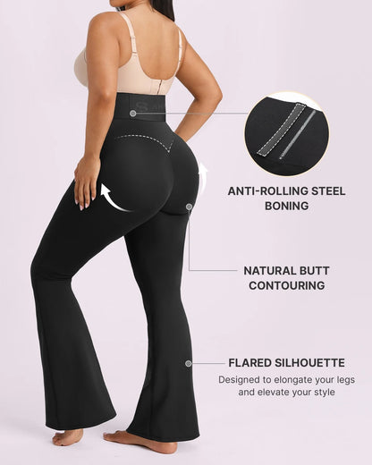Bare Essentials™ AirSlim® High-Waisted Tummy Control Flare Leggings