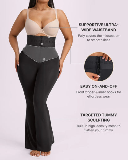 Bare Essentials™ AirSlim® High-Waisted Tummy Control Flare Leggings
