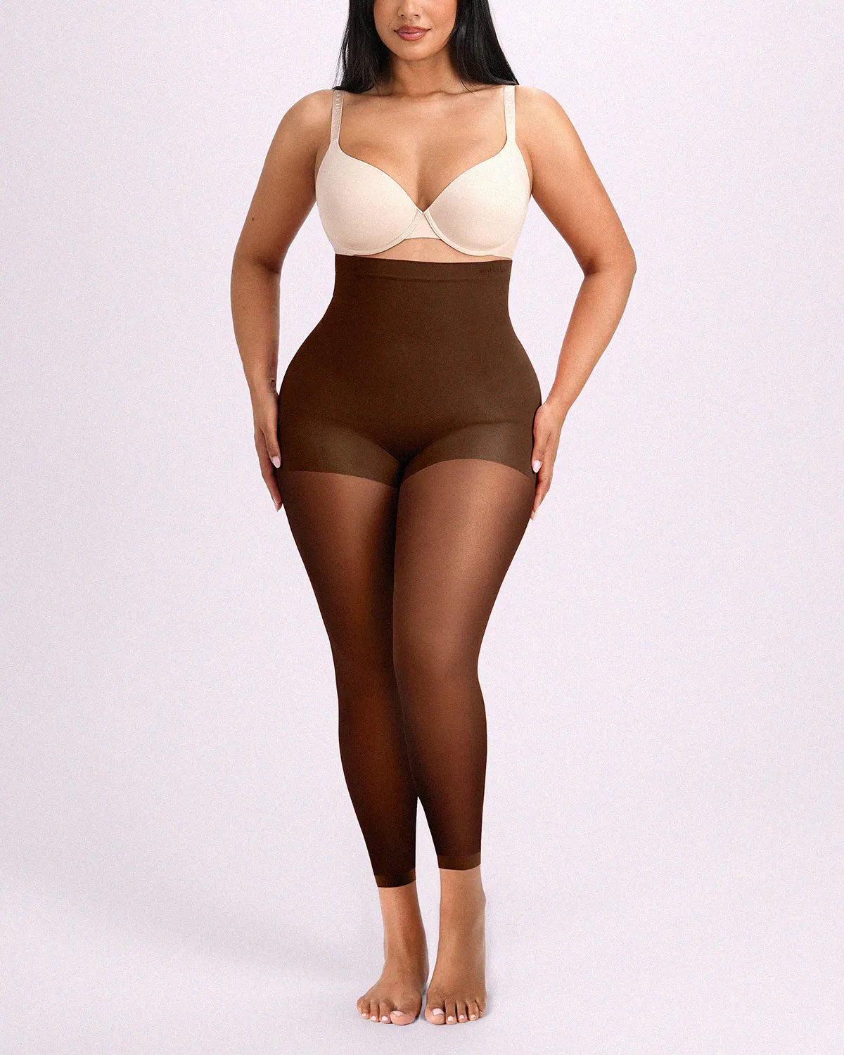 MistWeave™ High-Waisted Sheer Shaping Tights