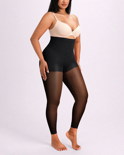 MistWeave™ High-Waisted Sheer Shaping Tights