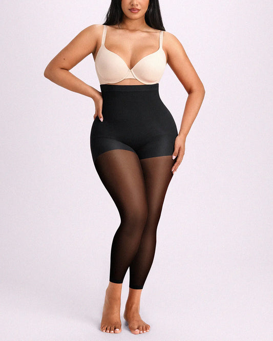 MistWeave™ High-Waisted Sheer Shaping Tights