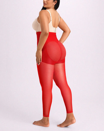 MistWeave™ High-Waisted Sheer Shaping Tights