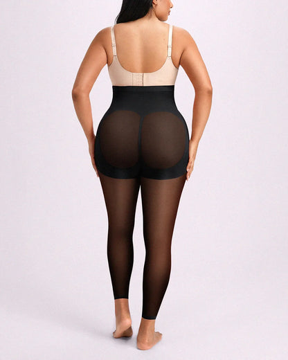 MistWeave™ High-Waisted Sheer Shaping Tights