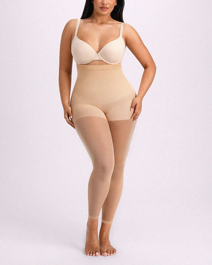 MistWeave™ High-Waisted Sheer Shaping Tights