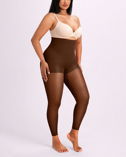 MistWeave™ High-Waisted Sheer Shaping Tights
