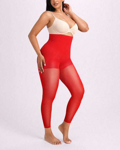 MistWeave™ High-Waisted Sheer Shaping Tights