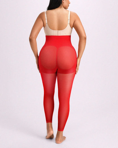 MistWeave™ High-Waisted Sheer Shaping Tights